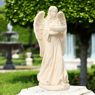 Stone Sitting Angel | Wayfair